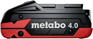 Bateri Metabo 624974000 LiHDX 18V 4.0Ah (72Wh), zi/kuqe