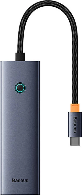 HUB USB-C Baseus UltraJoy Series, 4 porta USB-A 3.2 Gen 1, 5Gbps, gri
