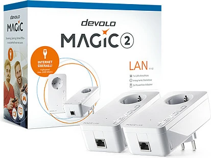 Set Powerline Devolo Magic 2 LAN Starter Kit, 2400 Mbit/s, 2 adaptora, 1x Gigabit LAN