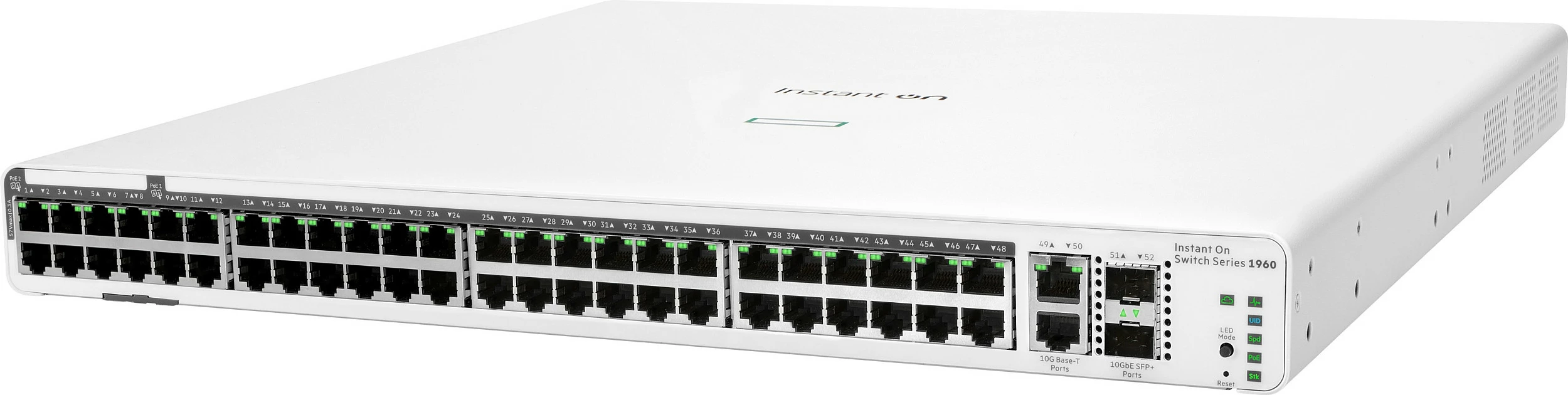 Switch HPE Aruba Instant On 1960, 48x Gigabit, 2x 10GBASE-T, 2x SFP+, 1U
