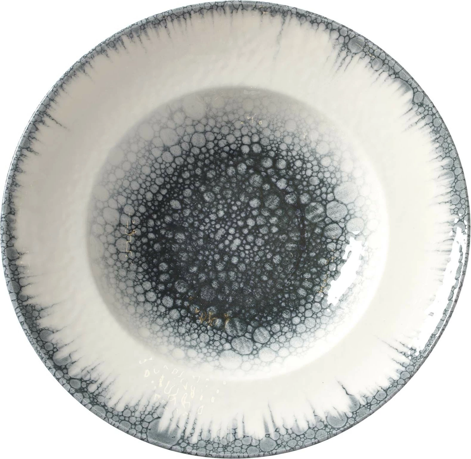 Pjatë për pasta Fine Dine Infinity Ø260 mm, porcelan, 400 ml, hirtë, set 6 copë