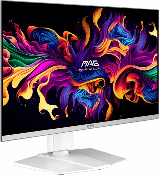 Monitor gaming MSI MAG 272QPW QD-OLED X28 26.5\" WQHD 280Hz 0.03ms i bardhë