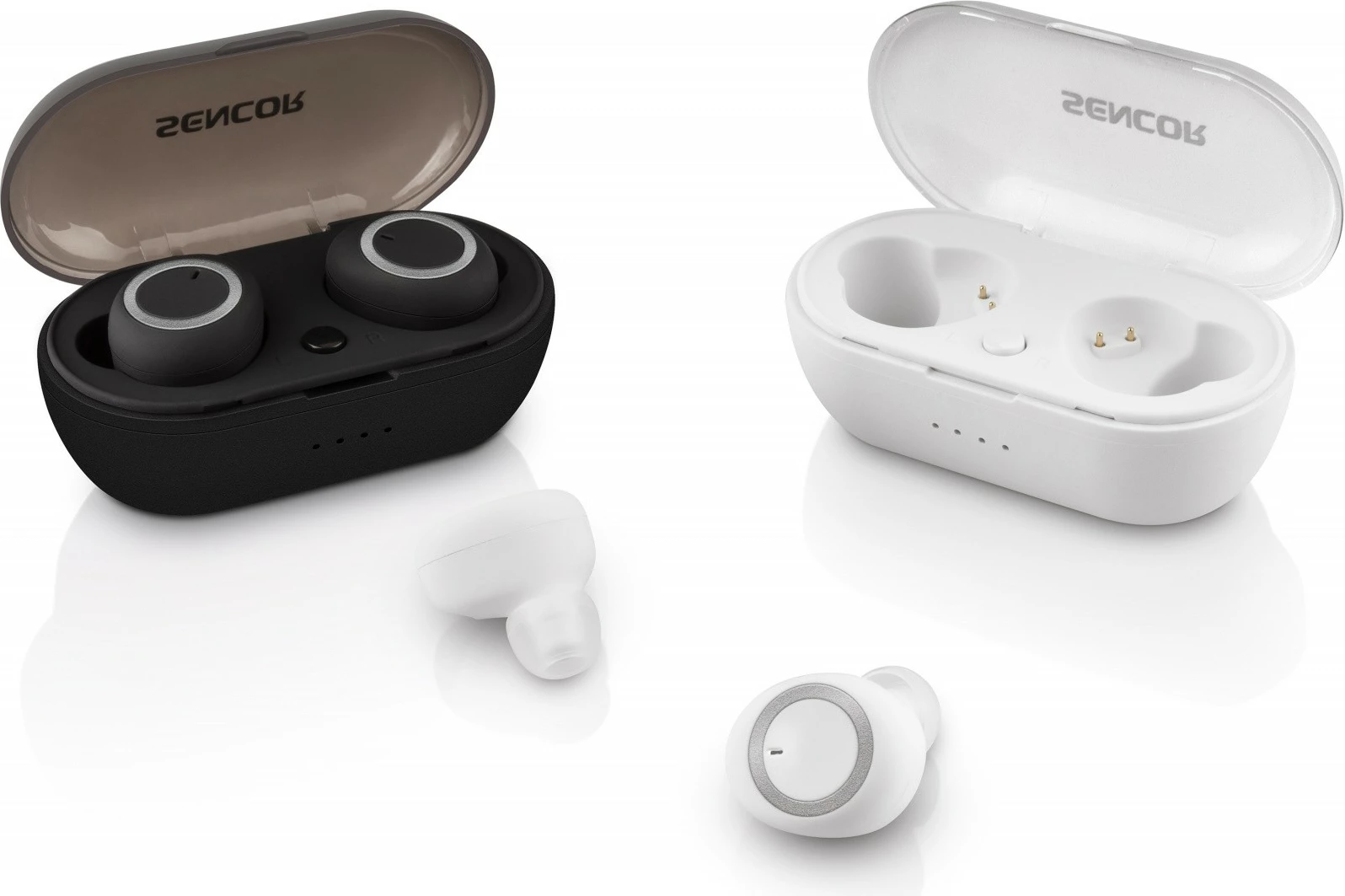 Kufje wireless Sencor SEP 510BT BK TWS, in-ear, Bluetooth, të zeza