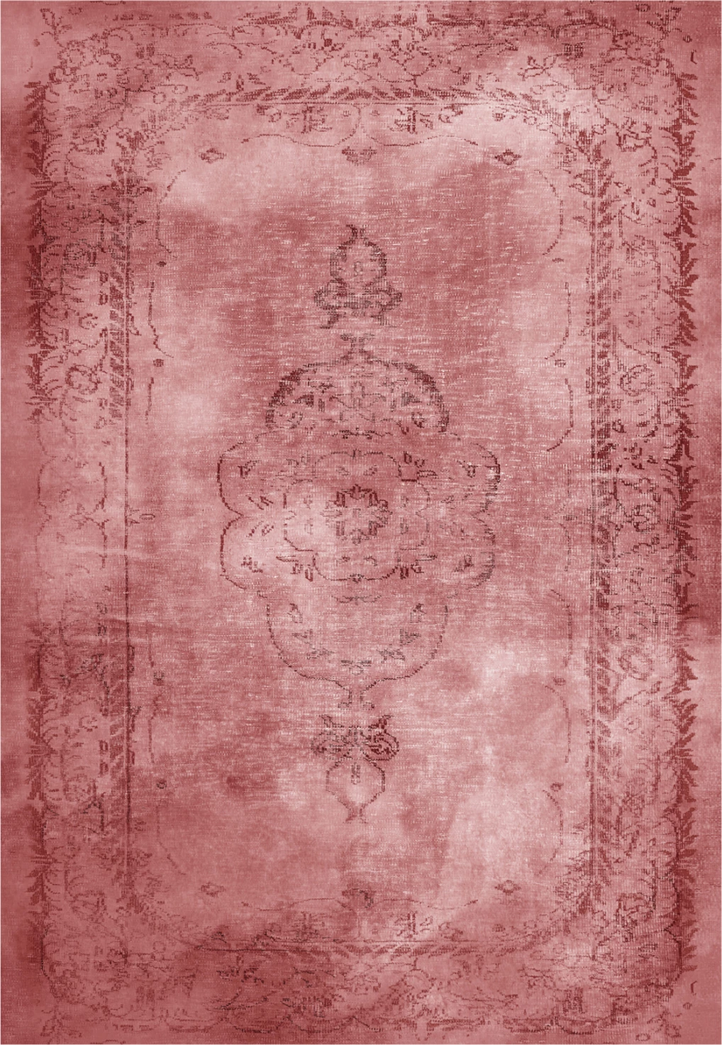 Tapet për dhomë ndeje, ngjyrë e kuqe, JOSIANE, 120x170 cm