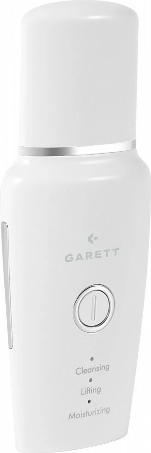 Pajisje për pastrim fytyre Garett Electronics Beauty Refresh Scrub, me EMS, e bardhë