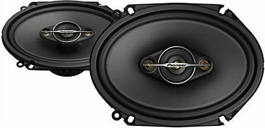 Altoparlantë Pioneer TS-A6881F, për makinë, të zi