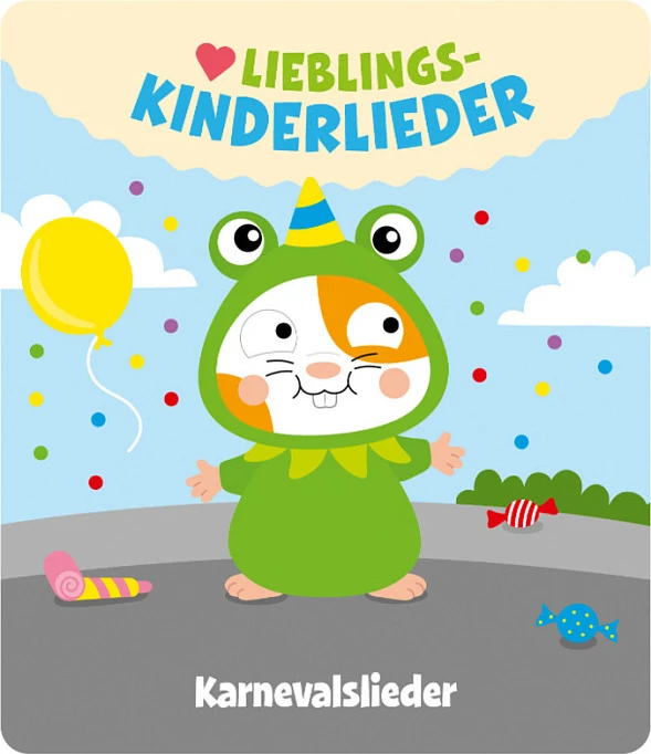 Figurinë muzikore tonies Lieblings-Kinderlieder (Karnevalslieder), 16 këngë, 50 min, multikolor