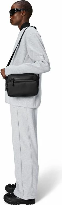 Çantë e shpatullave për meshkuj dhe femra Rains, e zezë