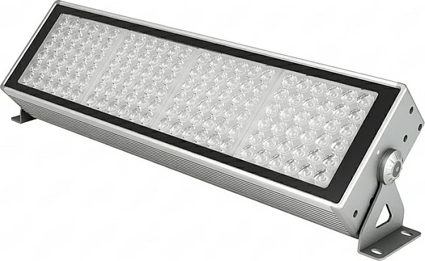 Llampë LED kopshti Miboxer 100W Wallwasher, RGB + e bardhë e ngrohtë (CCT), WiFi/RF, IP66, argjendtë