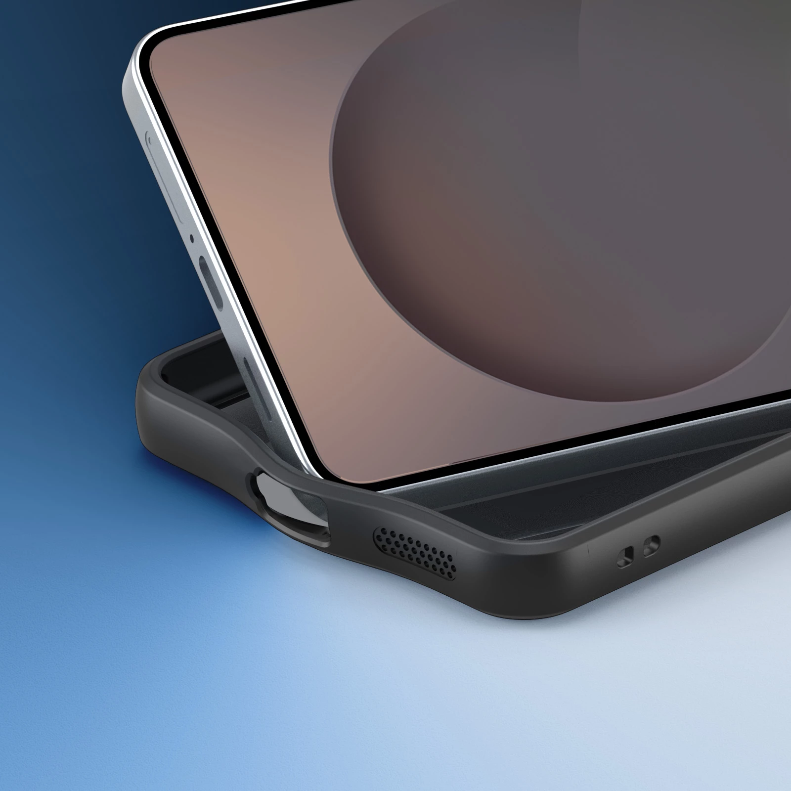 Mbështjellës Dux Ducis Aimo Mag për Samsung Galaxy S26, kompatibil me MagSafe, silikon, e zezë