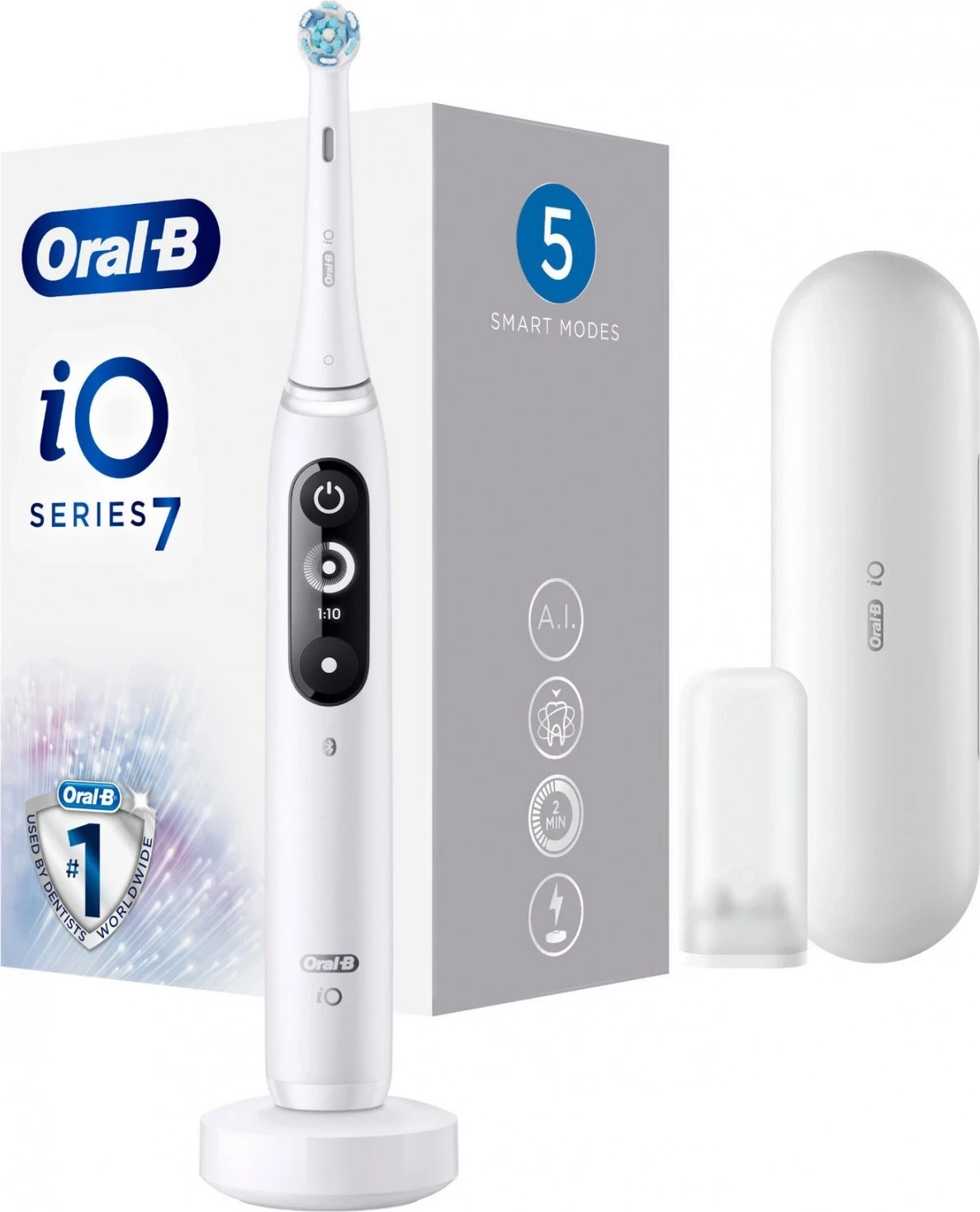 Furçë dhëmbësh elektrike Oral-B, Seria iO 7, e bardhë