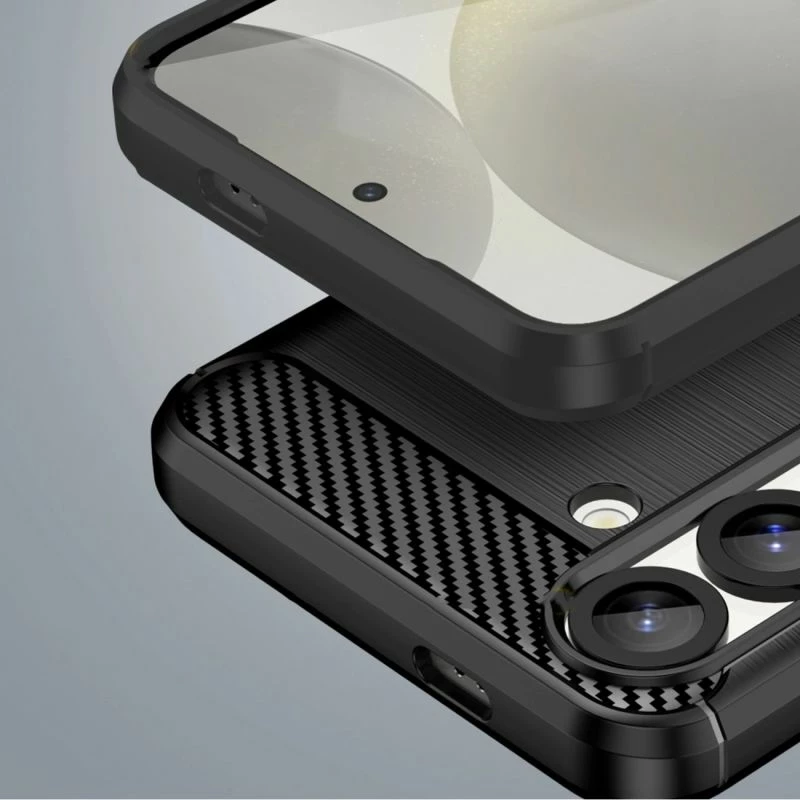 Kapak telefoni Hurtel Carbon Case për Xiaomi Redmi Note 14 5G, i zi