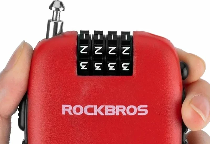 Zingjir sigurie për biçikletë Rockbros 32420981001, i kuq