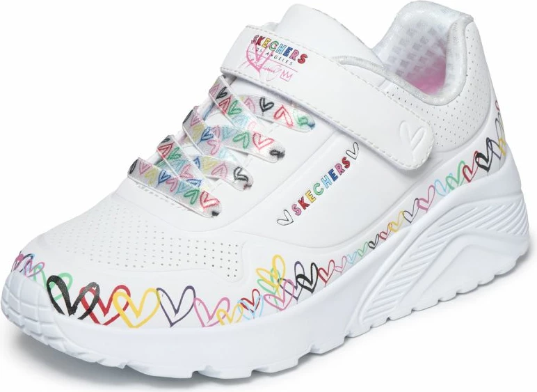 Atlete fëmijësh Skechers UNO Lite Heart Craze 314091L, shumëngjyrëshe
