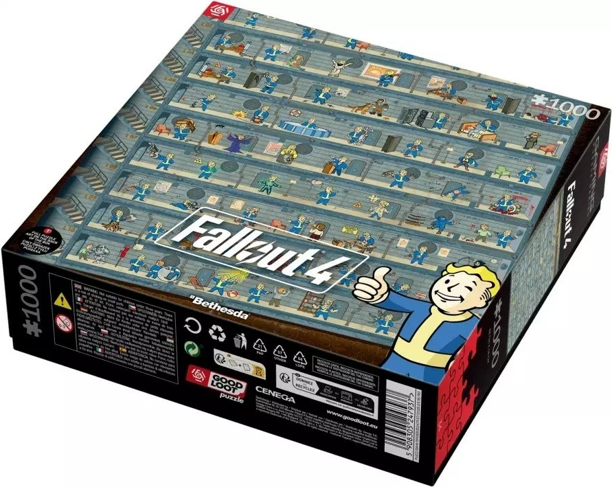 Puzzle Cenega Publishing Fallout 4: Perk Poster, 1000 pjesë