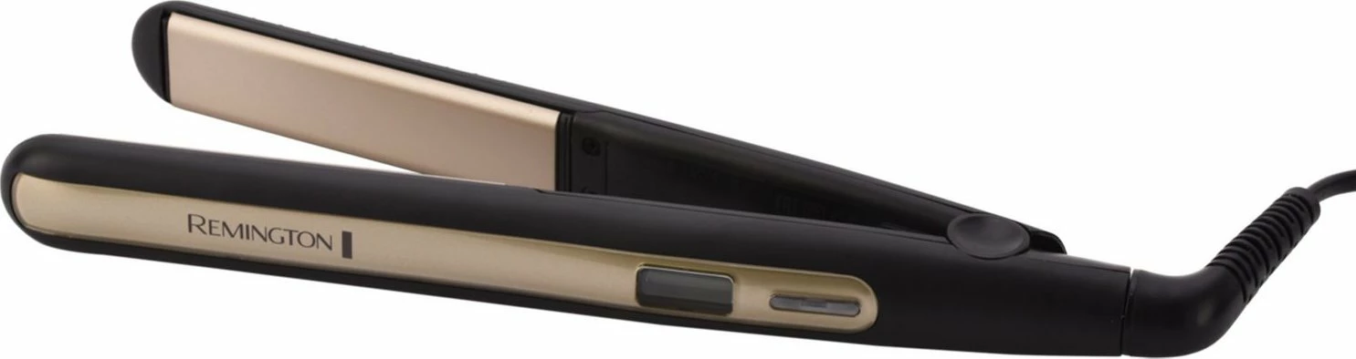 Drejtues flokësh Remington Sleek & Curl S6500, pllaka qeramike, 150-230°C, LCD, kabllo 2 m, i zi