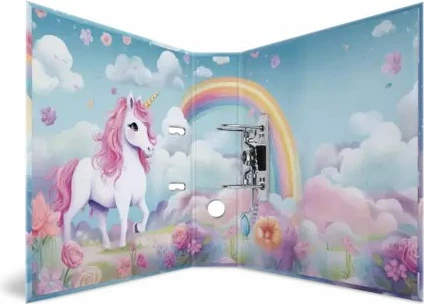 Renditës dokumentesh HERMA Happy Unicorns A4, karton, shumëngjyrësh
