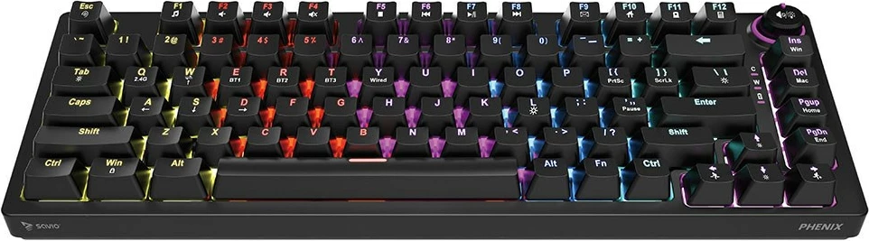 SAVIO PHENIX - keyboard - wireless - Gateron Red Pro