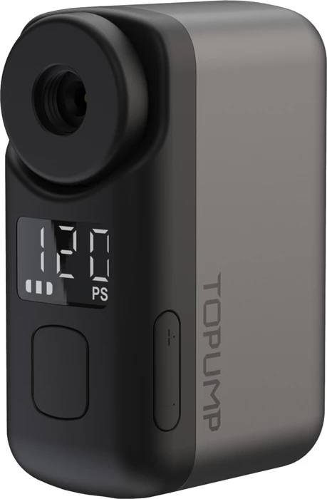 Mini pompë elektrike për biçikletë Cycplus AS200 PRO TB2 PRO TOPUMP 120 PSI, bateri 450 mAh, USB-C, ekran HD LED, gri, set me aksesorë