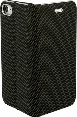 Mbështjellës HAVANA Premium Flip Cover për Xiaomi Redmi 8A, MPN 10141, me mbyllje magnetike, me xhep për kartelë, Carbon Black
