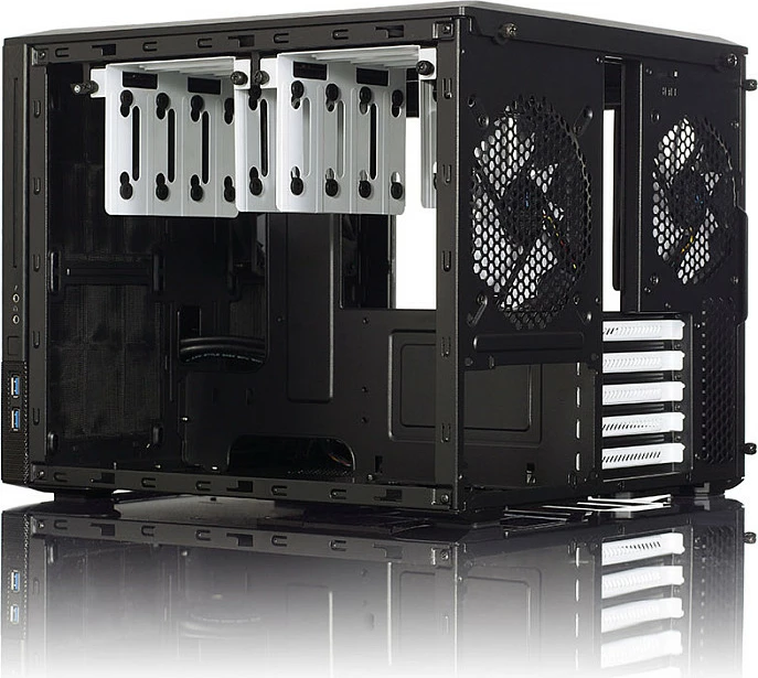 Kasë Fractal Design NODE 804, Cube, micro ATX, e zezë
