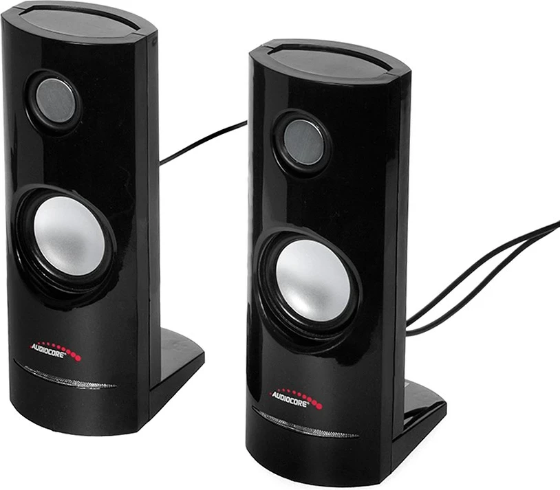 Bokse AUDIOCORE AC860, 2.0 kanale, 4 W, të zeza