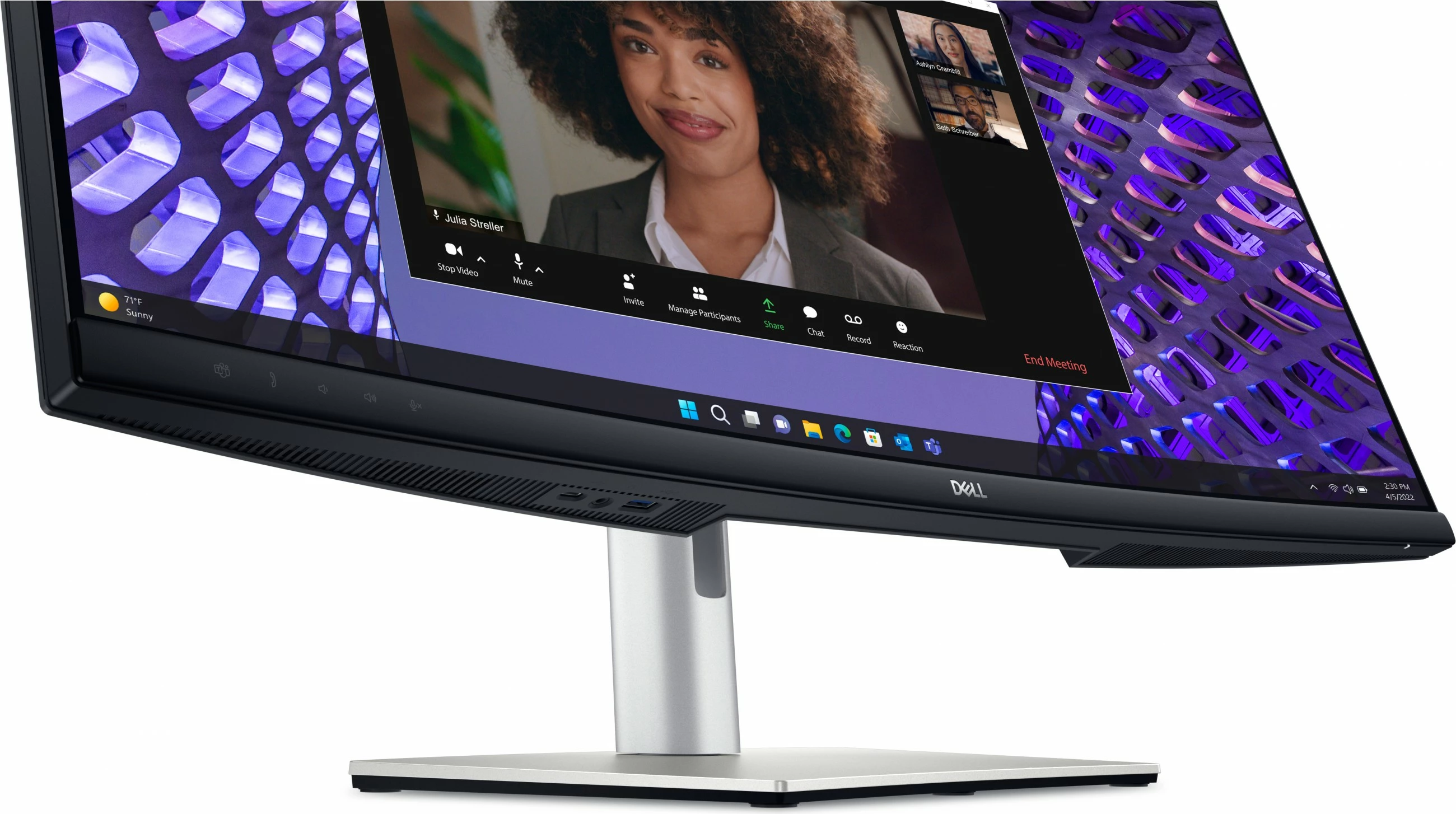 Monitor Dell P3424WEB 34", WQHD, 60Hz, HDMI, DP, RJ45, Webcam, USB-C, VESA, Zi/Argjendtë