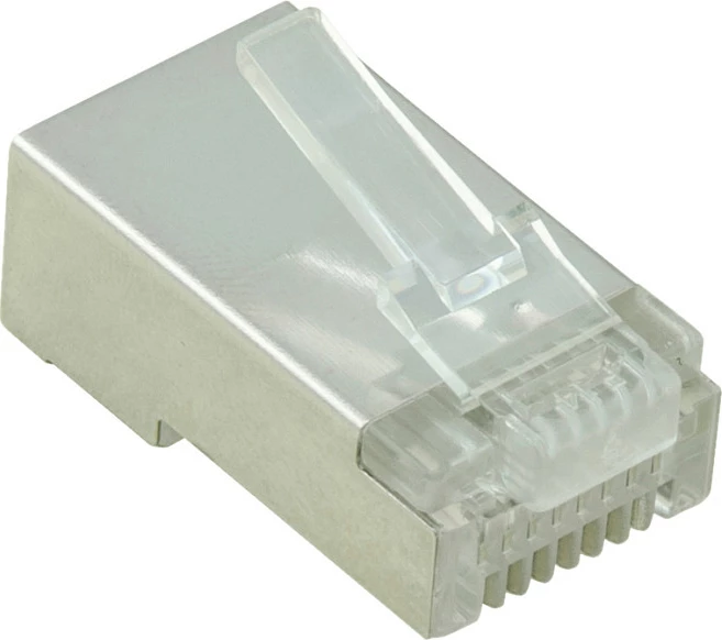 Konektor RJ-45 VALUE 21.99.3061, Cat5e, 10 copë, i bardhë