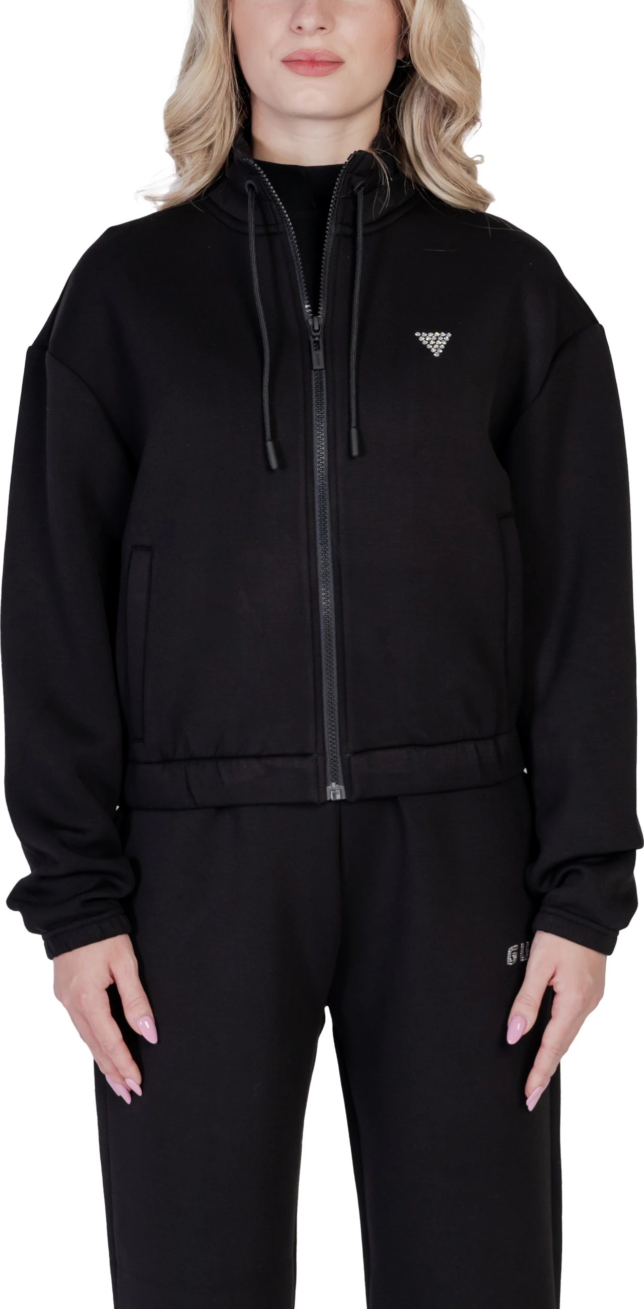 Duks për femra Guess Active Cecilia Scuba Zip V4BQ14 K7UW2, i zi