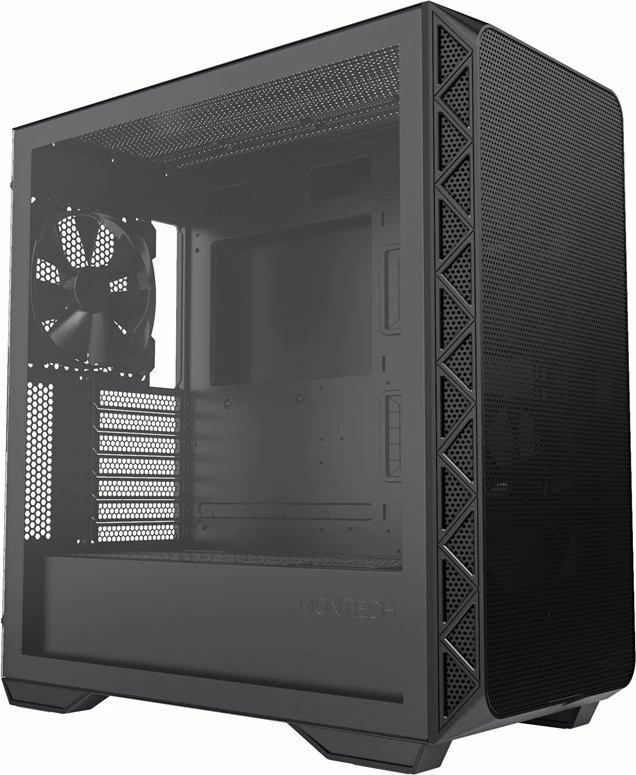 Kasë Montech AIR 903 Base Midi Tower ATX/e-ATX, USB Type-C, e zezë