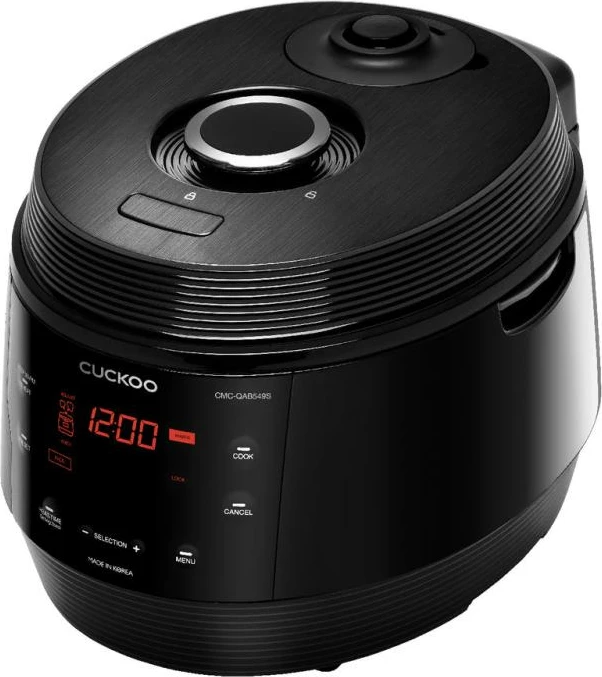 Gatuese orizi – multicooker, Cuckoo CMC-QAB549S, 5 L, e zezë