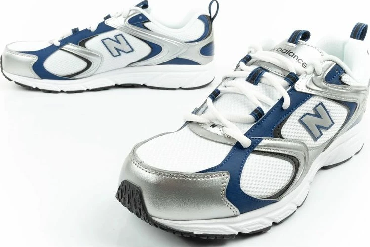 Atlete meshkuj New Balance 408, të bardha/argjendi