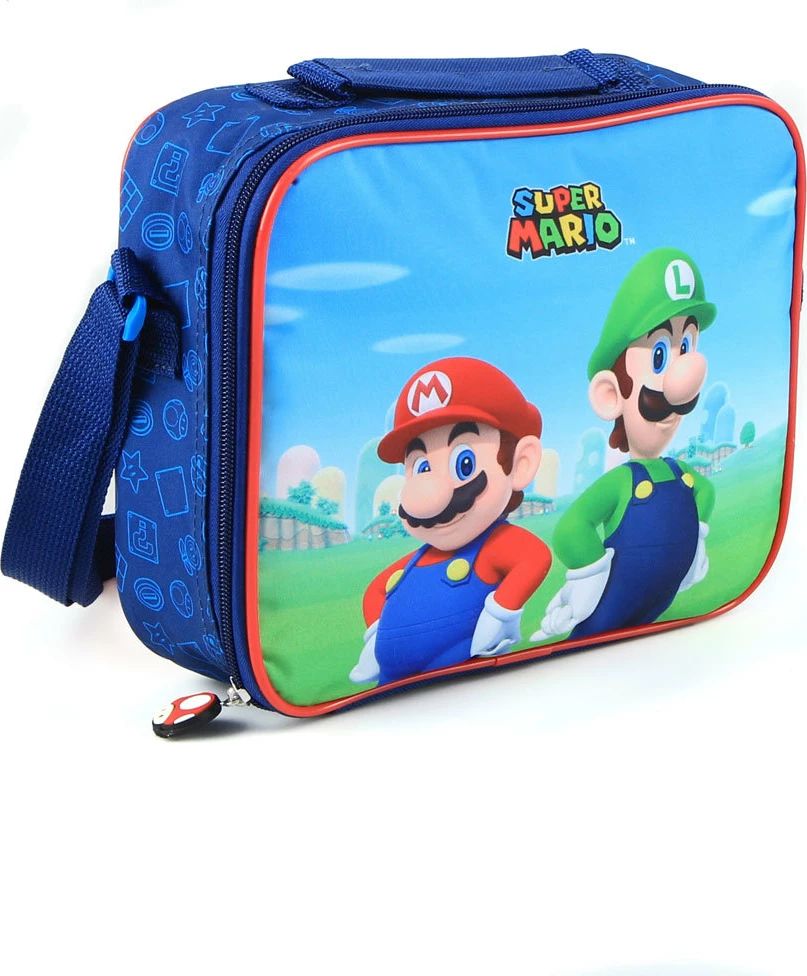 Super Mario 7" Lunchbag With Strap