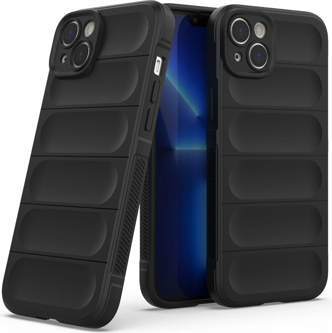 Mbështjellës Hurtel Magic Shield Case për iPhone 14 Plus, i zi