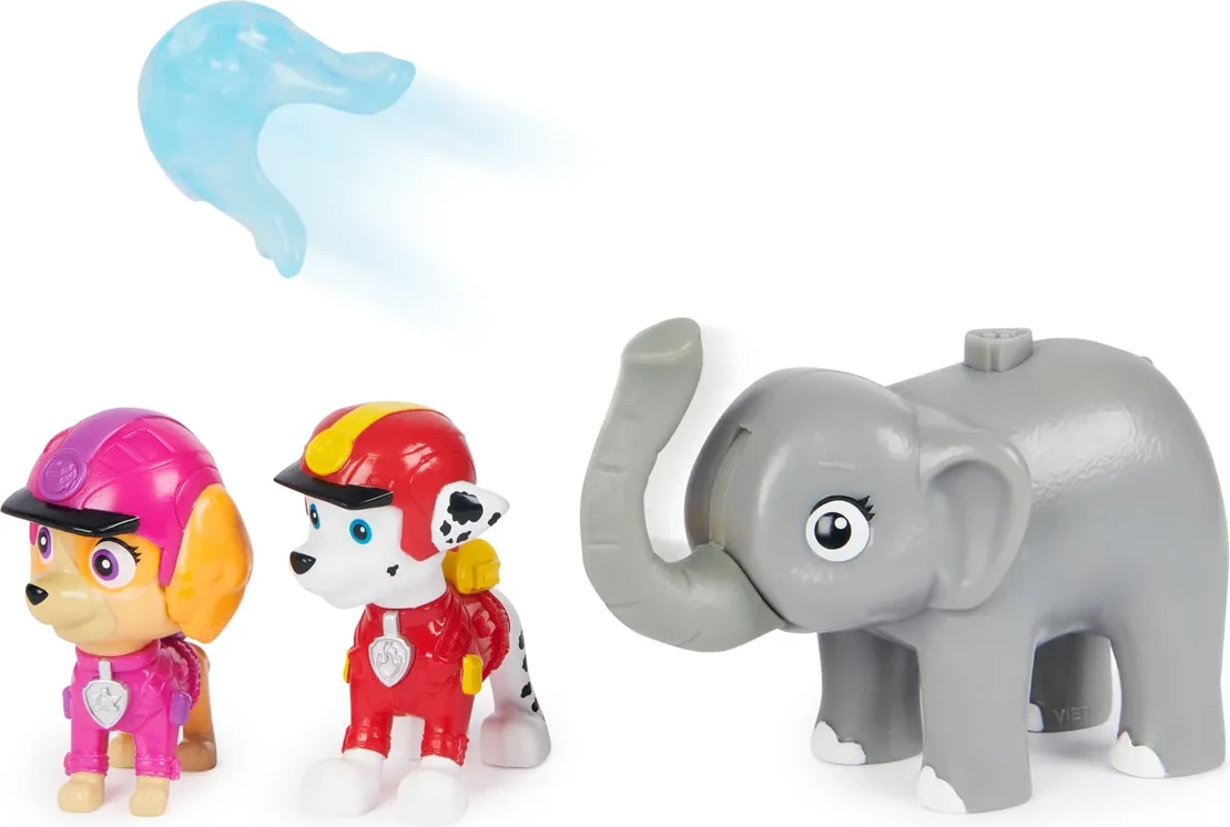 Paw Patrol Jungle Pups - Marshall, Skye & Elephant Figures