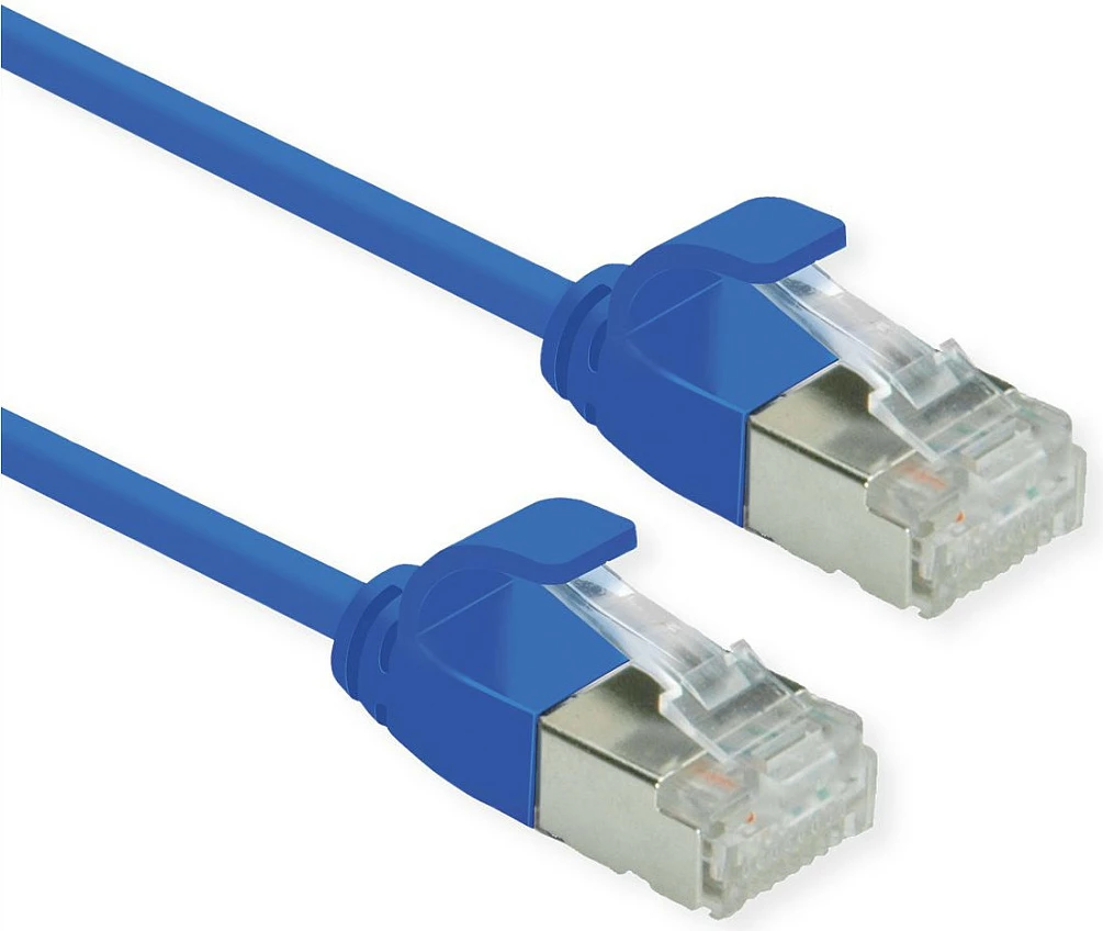Kabllo rrjeti ROLINE Cat6a U/FTP, 1.5 m, RJ45, 10GbE, Blu