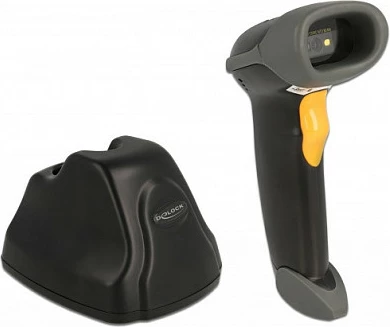 Skaner barkodi DeLOCK 2.4GHz 1D/2D me stacion karikimi, i zi