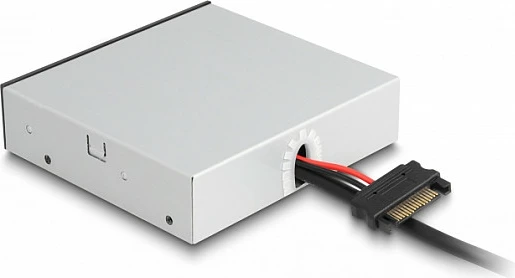 Hub USB DeLOCK 3.5″ Front Panel, 7x USB-A USB 3.2 Gen 1, 5 Gbps, metal, zi/hirtë