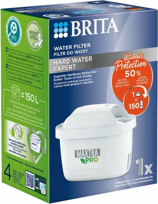 Filtër uji BRITA Maxtra Pro Hard Water Expert 1 copë, i bardhë