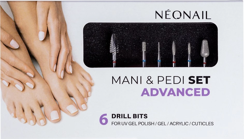 Set frezash për thonj NeoNail Advanced për femra, 6 copë