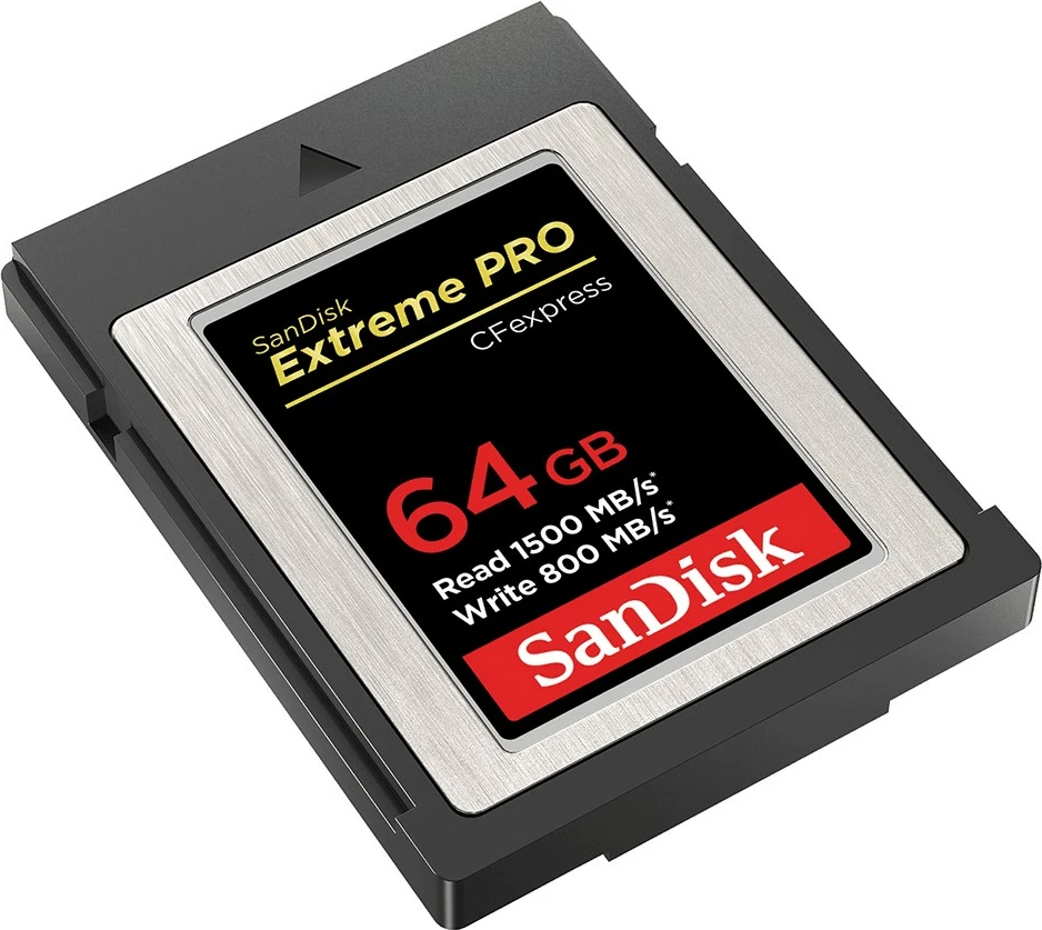 Kartelë memorie SanDisk Extreme Pro 64 GB CFexpress, e zezë
