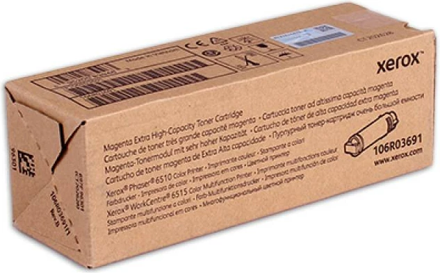 Toner Xerox 106R03691 kapacitet ekstra i lartë 4300 faqe për Phaser 6510/WorkCentre 6515 magenta