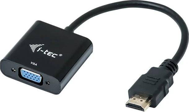 Adapter i-tec HDMI - VGA, 0.15m, i zi