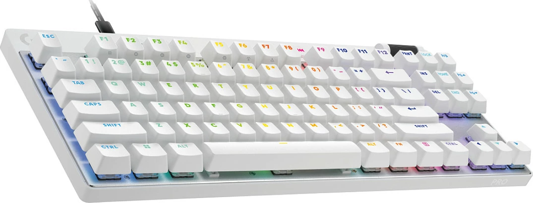Tastierë gaming Logitech G 920-013240, wired, LED, QWERTZ, e bardhë