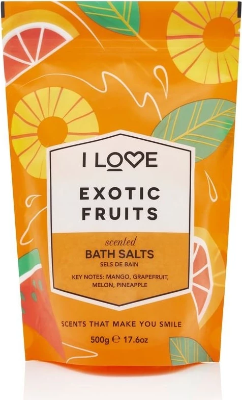 Kripë për banjë për femra I Love Exotic Fruits 500g