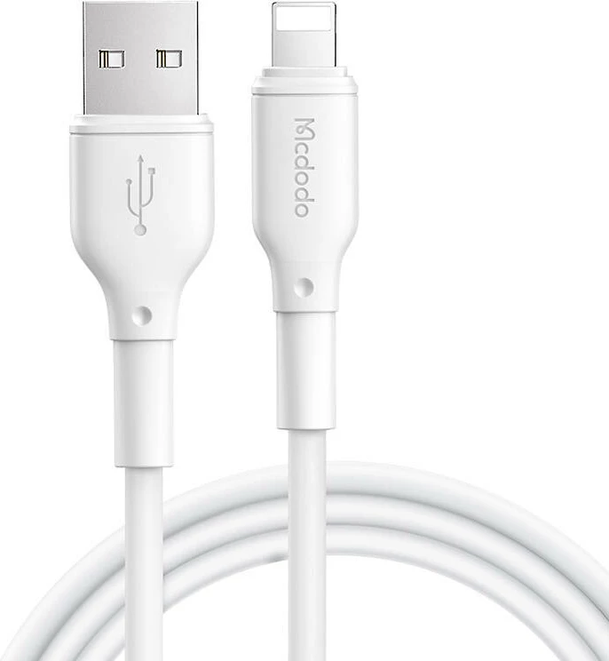 Kabllo USB-A në Lightning Mcdodo JCA-7270, 1.2m, e bardhë