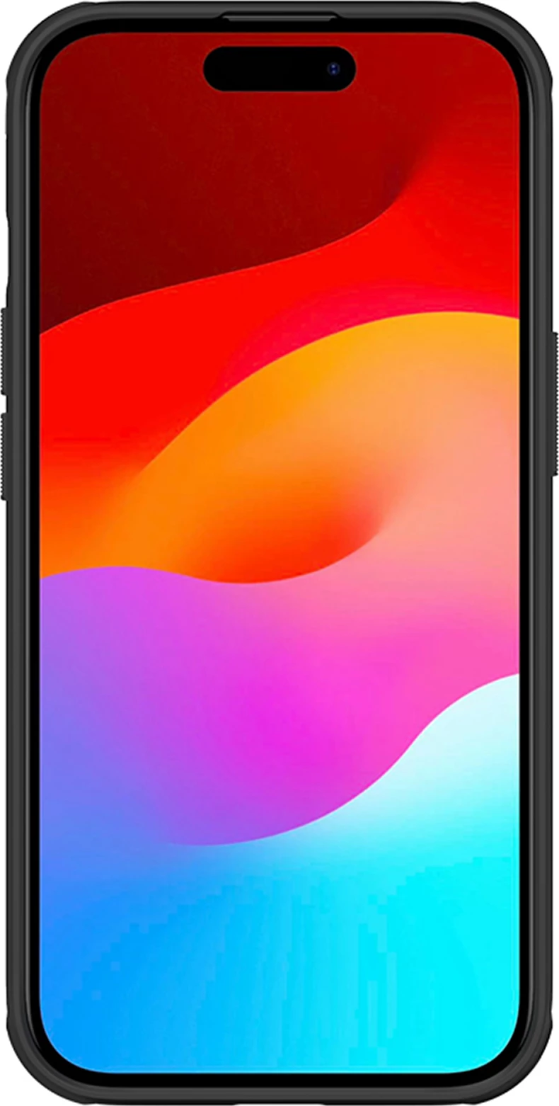 Mbështjellës Nillkin Super Frosted Shield Pro për iPhone 15 Plus, i zi