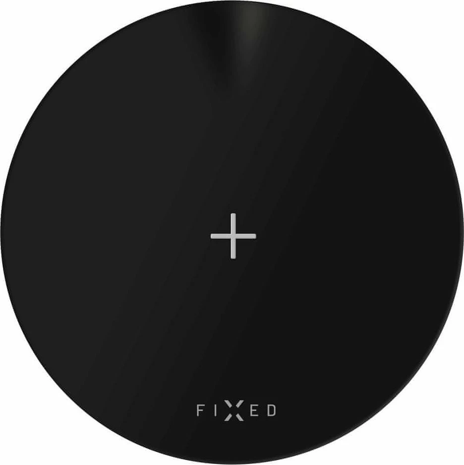 Karikues pa tela Fixed SlimPad 15W, kabllo USB-C 1m, i zi
