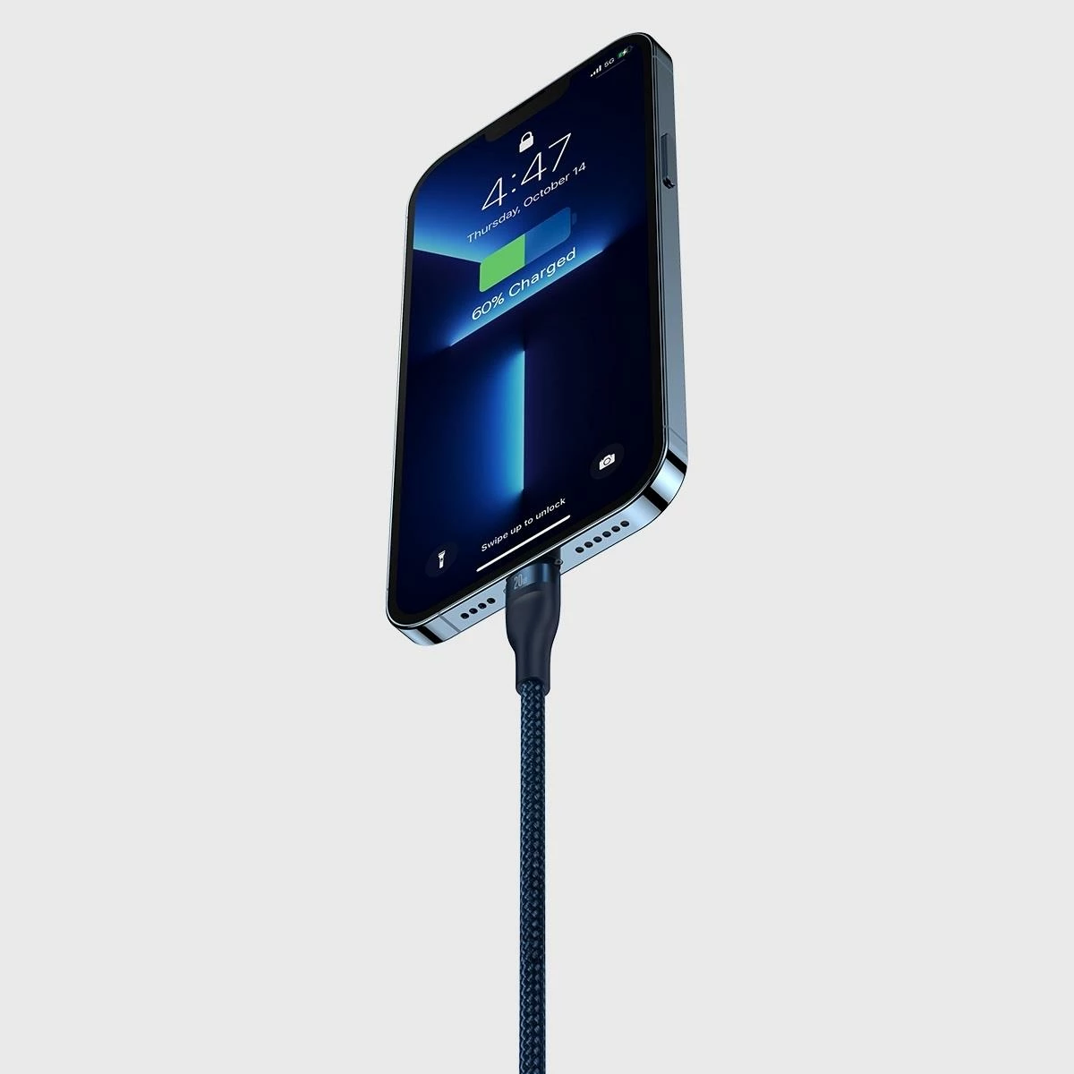 Kabllo 3-në-1 Baseus Flash Series II, 1.5m, 100W, USB-A/USB-C/Lightning/Micro USB, Blu