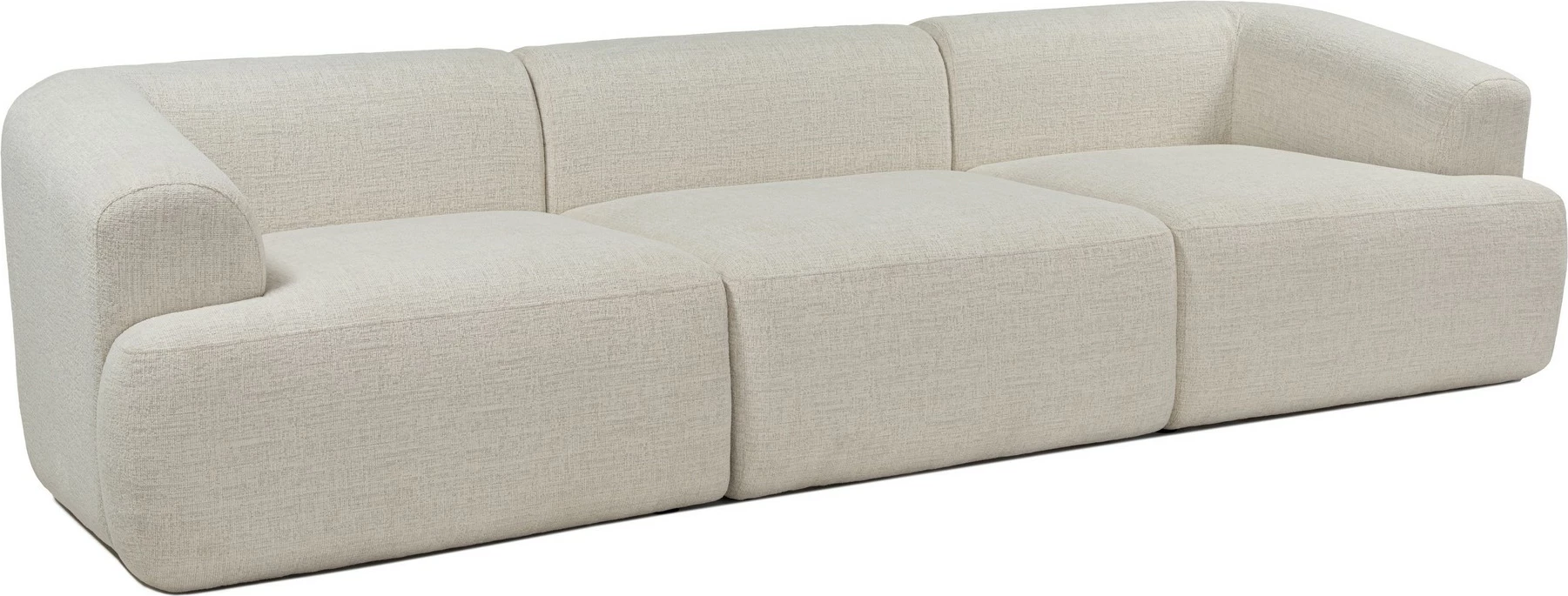Divan treshe Atelier del Sofa, Sofia 3, i bardhë